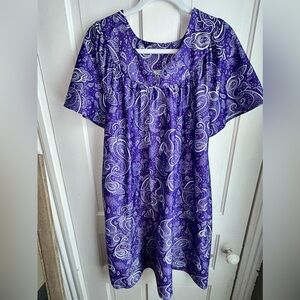 Vintage Anthony Richards Muumuu / Caftan / Nightgown /House Dress-XL-Like New